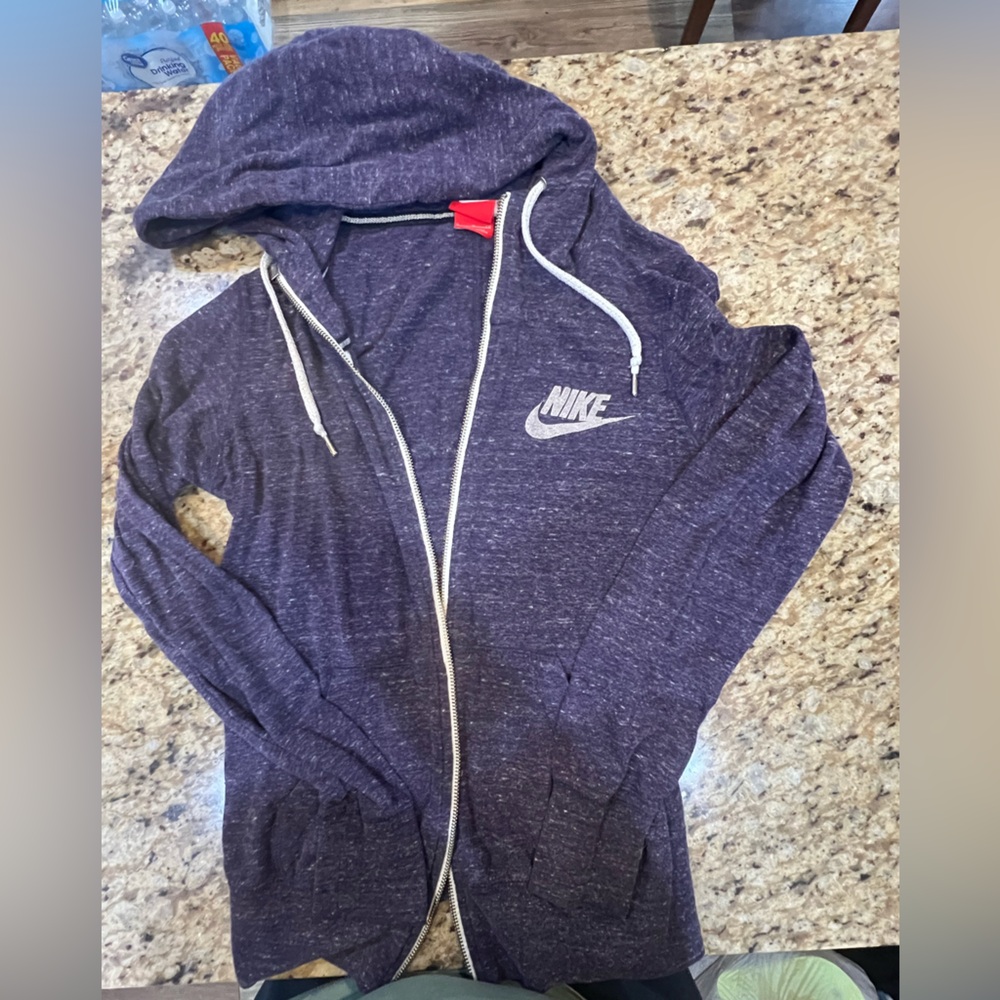 Nike Purple Zip-Up Hoodie